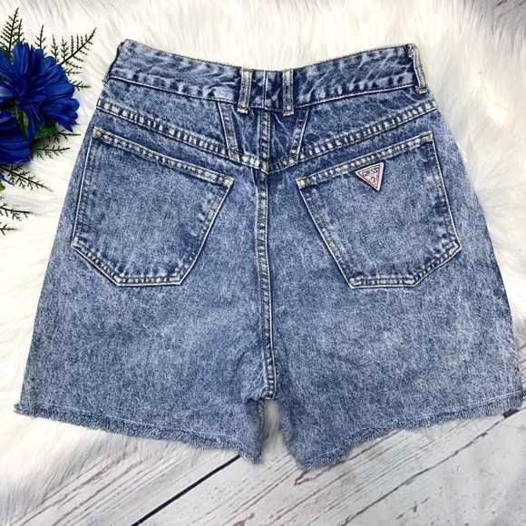 🚫SOLD!-👖VIntage |•GUESS•| Acid Wash•Mom/Wedge - Picture 3 of 8